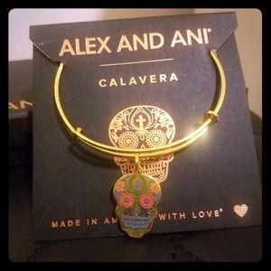 Alex and Ani Calavera (sugar skull) bangle